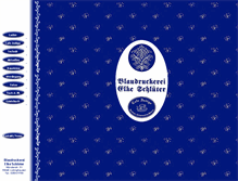 Tablet Screenshot of blaudruckerei-luedinghausen.de